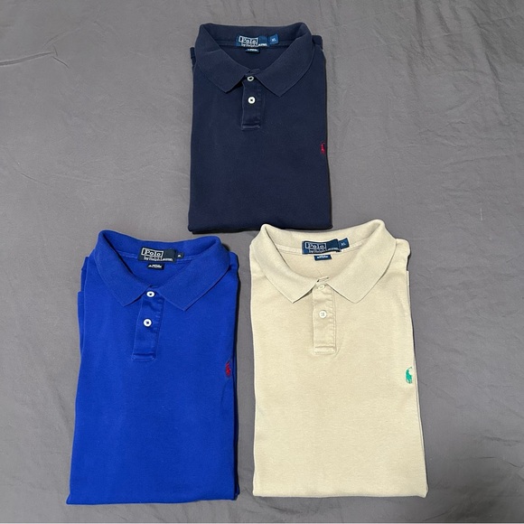 Polo Ralph Lauren Other - Polo Ralph Lauren XL Shirt Bundle – Navy, Blue, Beige – 100% Cotton